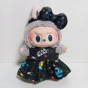Custom Star Wars Dress and Metallic Bow to fit Labubu